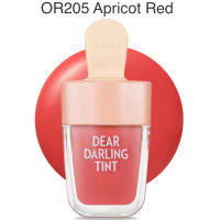 ETUDE HOUSE Увлажняющий гелевый тинт для губ Dear Darling Water Gel Tint #Apricot Red(OR205)