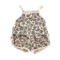 Детская домашняя одежда, пижама с цветочным принтом, нижнее белье и шорты, винтажный Детский костюм 1560