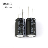 1 шт. 25v6800uf 6800uf25v 16*30 25v 6800 мкФ 16x30 электролитический конденсатор