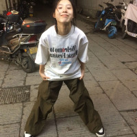 美式街頭復古短袖t恤女情侶2023夏季寬鬆純棉設計感小眾潮牌上衣