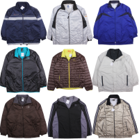 vintage古著日系BF風運動街頭休閒嘻哈春秋薄款撞色夾克外套F1