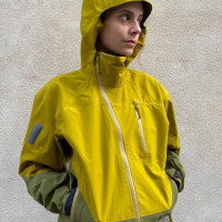 芙沿美式山系衝鋒衣外套女夏季進藏三合一防水情侶款西藏旅遊穿搭