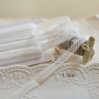 Кружевная цепочка-чокер из белой серии, 2 метра