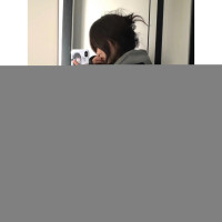 vintage破洞滿印牛仔外套2022新款女秋冬寬鬆高級感炸街夾克上衣