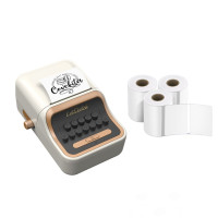 принтер для нанесения наклеек, компактный, термочувствительный, Bluetooth