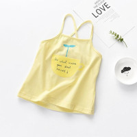 Мультяшный хлопковый детский летний жилет, цветная Детская кофта, детские топы, летняя детская майка, нижнее белье для девочек, детский жилет