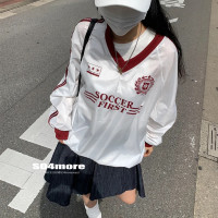 【SO4more】韓國代購 soccer復古球衣 夏日薄款防曬衫尼龍T恤上衣