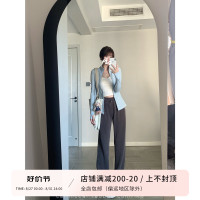 callmeear//【Soft Streme平替神褲】休閒長褲秋季顯瘦百搭直筒褲