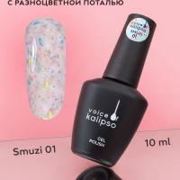 Гель-лак для ногтей с поталью SMUZI 01, 10 МЛ