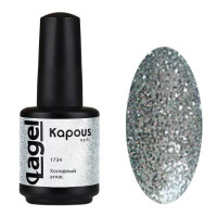 KAPOUS Гель-лак LAGEL холодный атлас , 15 мл