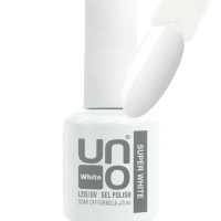 UNO Гель-лак - Супер Белый - Super White, 15 мл.
