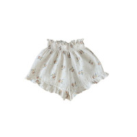 Комплект одежды Liilu для маленьких девочек, брендовая Новая летняя блузка с коротким рукавом и цветочным принтом, модные штаны для малышей, верхняя одежда