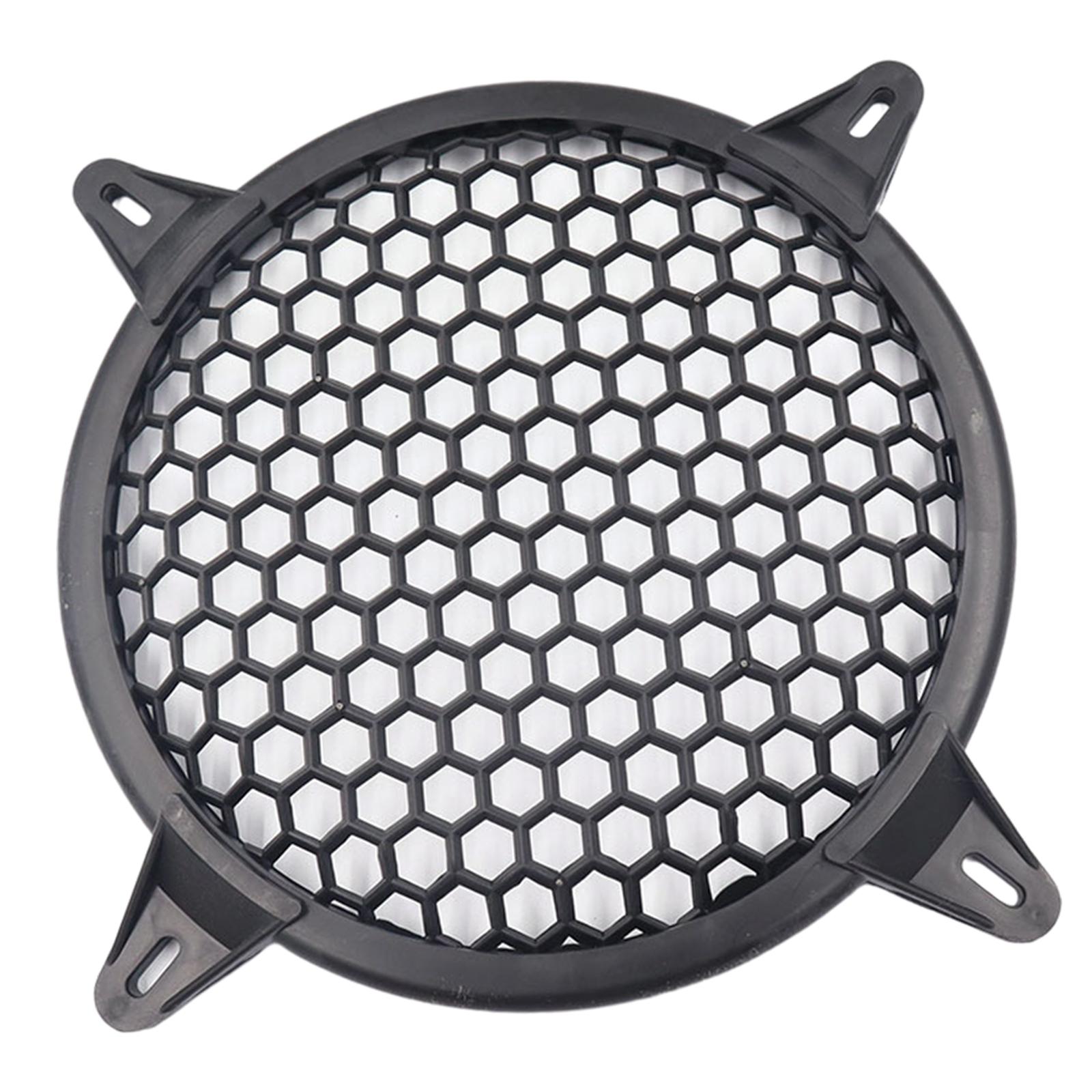 8 in Speaker Covers Grills Horn Guard Round Mesh Dust Net Cover for Car Horn Home Audio Speaker Accessories Black