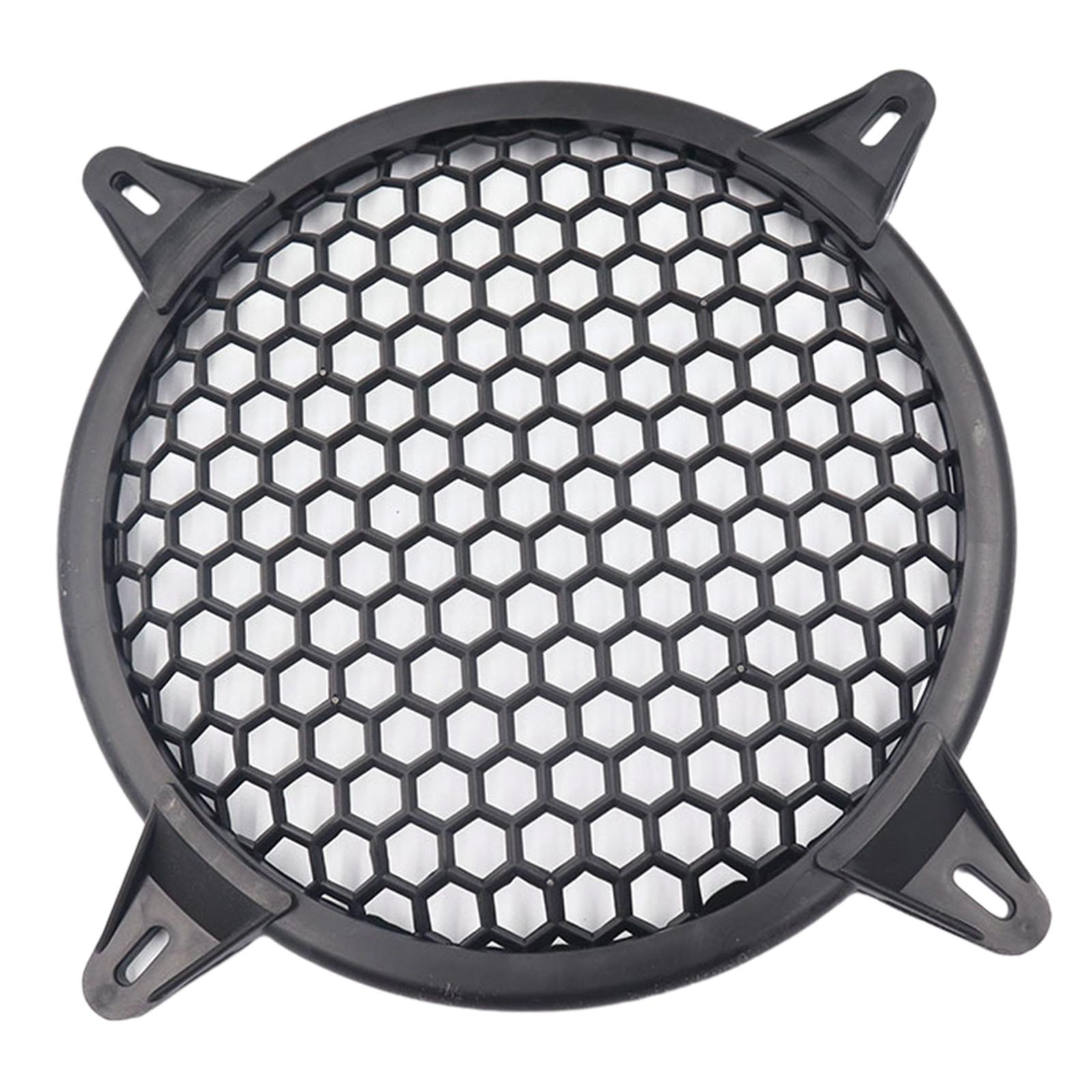 8 in Speaker Covers Grills Horn Guard Round Mesh Dust Net Cover for Car Horn Home Audio Speaker Accessories Black