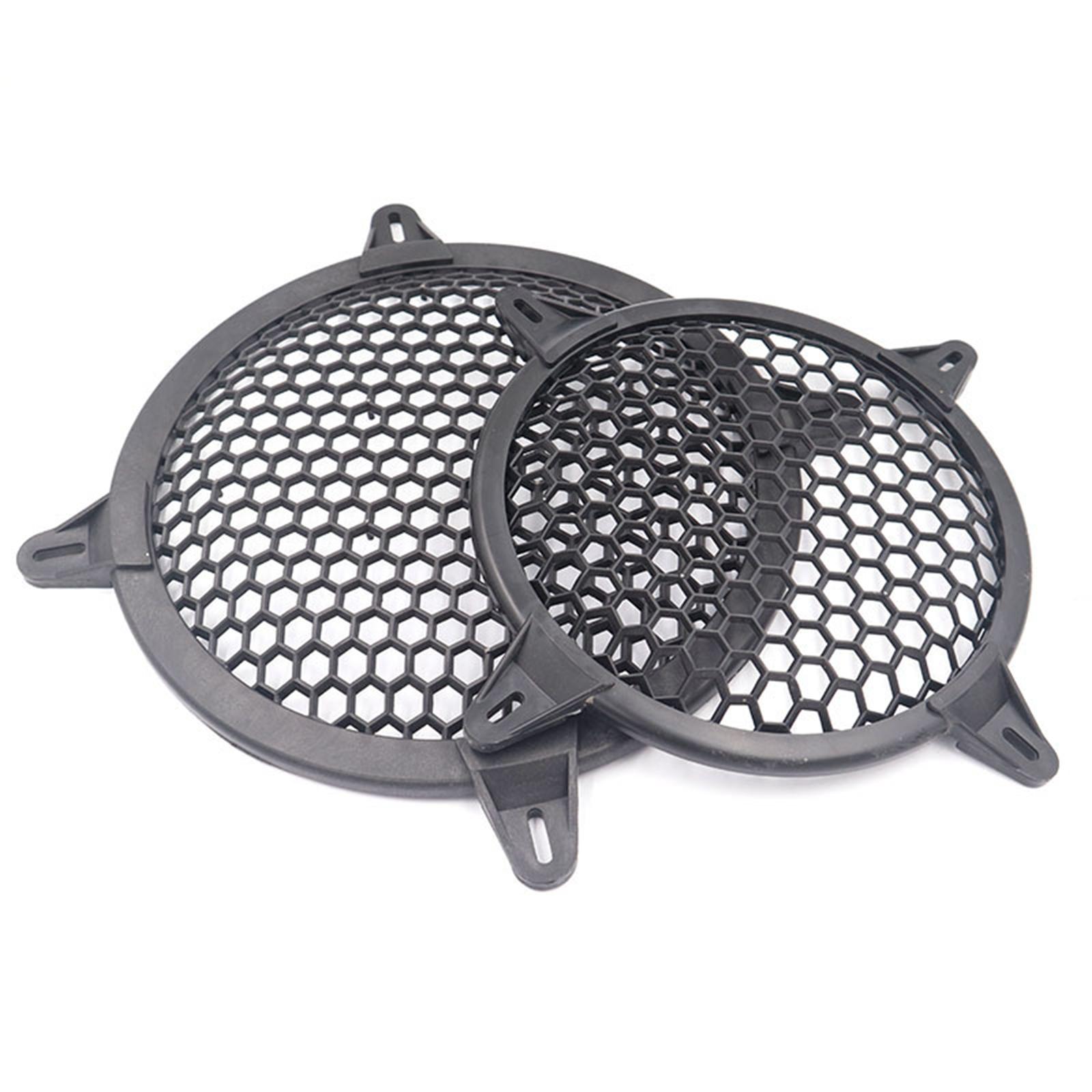 8 in Speaker Covers Grills Horn Guard Round Mesh Dust Net Cover for Car Horn Home Audio Speaker Accessories Black