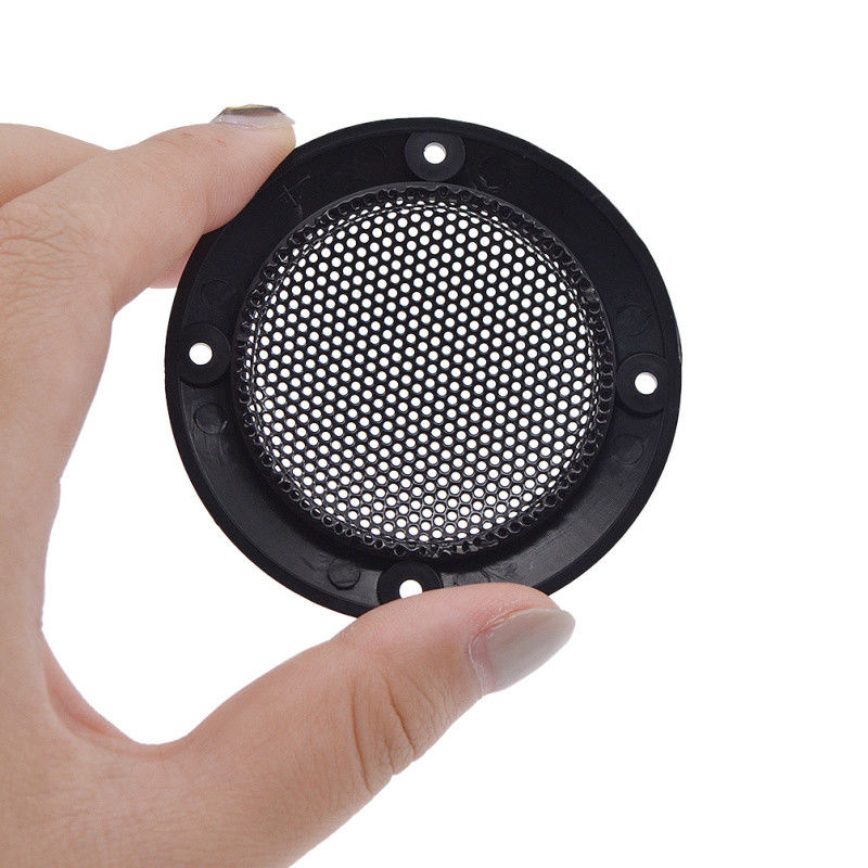 New 1Pair 3 Inch Speaker Grille Cover Loudspeaker Protective Mesh Cover Decoration Circle Speaker Accessories