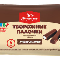 Творожные палочки Свитлогорье с ванилью мдж 23% 180 г