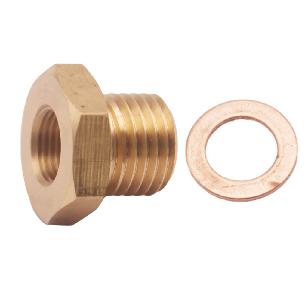 Pressure Temperature Gauge Sender Adapter 1/8