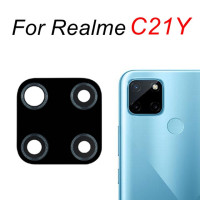 Стеклянный объектив задней камеры для Realme C11 2021 C20A C21Y C25 C25S C25Y C30 C30S C31 C33 C35 C53 C55