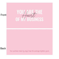 30 шт., карточки для визиток «You are the Heart of My Business Cards»