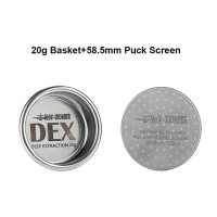 Аккуратный фильтр для кофе эспрессо DEX, 58,5 мм, 18 г, 20 г