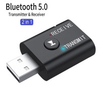 TR6 NEW Mini USB Bluetooth 5.0 TX+RX Receiver Transmitter