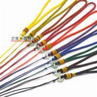 玉环菠萝花手玩件手把绳翡翠A货如意包挂饰品DIY配件厂家批发