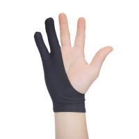 1 шт., перчатка для рисования на 2 пальца, защита от загрязнений