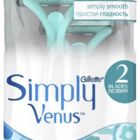 Бритвенные станки Gillette Venus Simply 2,одноразовые, 2&nbsp;шт