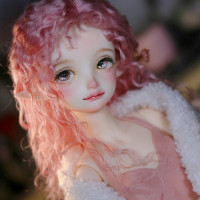 HeHeBJD Совершенно новая bjd 1/4 ELF кукла маленький снег свободные глаза