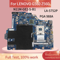 Материнская плата 71FR1938117 для ноутбука LENOVO G560, Z560, материнская плата для ноутбука, PGA 988A, HM55, LA-5752P