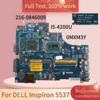 Материнская плата 0MXM3Y для ноутбука DELL Inspiron 15R CN-0MXM3Y 3537 5537 I5-4200U, материнская плата VBW00 LA-9981P SR170 216-0841027 DDR3L