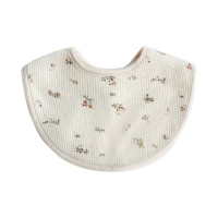 Хлопковые детские нагрудники с цветочным принтом, хорошо впитывающий шарф на шею, мягкие дышащие, для кормления новорожденных