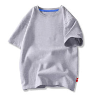 Летняя одежда для мальчиков, футболка с коротким рукавом и круглым вырезом, детский хлопковый топ среднего и большого размеров с рукавом до локтя и крокодиловым динозавром