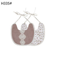 Нагрудник для маленьких девочек, детские слюнявчики, хлопковый нагрудник для малышей, детское цветочное полотенце, обеденный корм