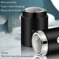 Электрическая мини-бритва для путешествий, бритва карманного размера, электрическая бритва, портативная уличная Бритва для бороды для мужчин