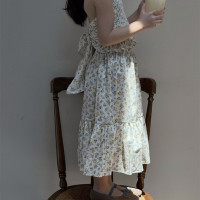 Детский комплект одежды, топ без рукавов и с открытой спиной и юбка