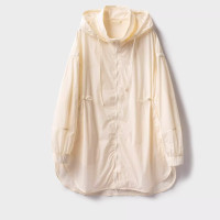 UPF50+中長版風衣外套薄款防曬服女防曬衫防曬衣皮膚衣抗UV