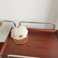 Корейские Симпатичные Детские Козырьки с мультяшным медведем весна-лето дышащие солнцезащитные шапки бейсболки для мальчиков и девочек уличные детские шапки 1-5 лет