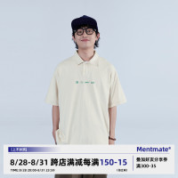 Mentmate 23SS 原創獨立設計品牌logo短袖T恤翻領 潮男百搭POLO衫