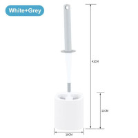 Настенная щетка для туалета, силиконовая плоская щетка, насадка, щетка для туалета, Набор щеток для очистки туалета, щетка для чистки туалета, ванной комнаты