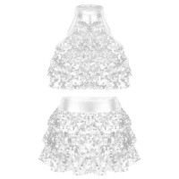 Детский женский костюм для латиноамериканских танцев