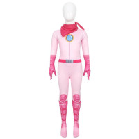 Персиковая принцесса, новинка 2023, костюмы для косплея для девочек, детский цельный карнавальный костюм на Хэллоуин, искусственный костюм для девочек