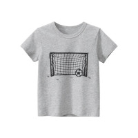 Детская одежда, футболка для мальчиков, новинка 2023, Модный летний Повседневный простой красивый топ в Корейском стиле с коротким рукавом для мальчиков