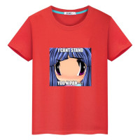 Higurashi, Детская футболка с принтом «когда они плачут», Рика фуркудэ, Детская футболка из 100% хлопка, футболка с коротким рукавом и круглым вырезом, топы из японского аниме