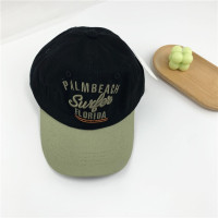 Винтажная детская бейсболка с надписью с вышивкой Детская Шляпа Snapback для мальчиков и девочек, летние уличные регулируемые солнцезащитные шапочки для малышей