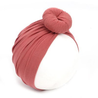 Тюрбан в богемном стиле для новорожденных, шапка с узлом для маленьких девочек, Аксессуары для младенцев