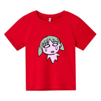 Футболка с японским манга, азуманга, Daioh, Yotsuba, 100% хлопок, футболка с коротким рукавом, милые летние мягкие Футболки с героями мультфильмов для мальчиков и девочек
