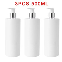 3 шт., пластиковые дозаторы для шампуня и лосьона, 500 мл