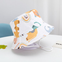 Мультяшный динозавр, яркая шляпа с принтом животных, Солнцезащитная шляпа для мальчиков и девочек, летняя детская пляжная шляпа